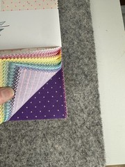 TULA PINK True Colors Tiny Coordinates Rainbow Dots Stripes 10″ Sqs NIP