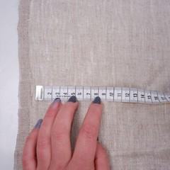 HEAVY Pure 100% LINEN – oatmeal – Natural Washed Fabric 240gsm European flax