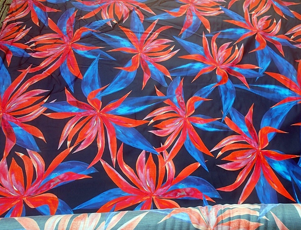 Authentic Top Italian designer Silk Cotton Fabric Made in Italy