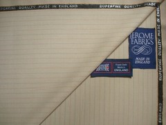 95% SUPERFINE WOOL + 5% POLYAMIDE SUITING FABRIC MADE IN ENGLAND = 5.23 m