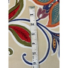 Richloom Floral Outdoor Fabric Remnant 18×72 Printed Polyester Pillow Material
