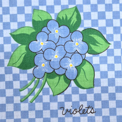 VTG Garden Cheater Quilt 36 Blocks Fabric Traditions NTT 2267 Cotton Fabric 1 YD