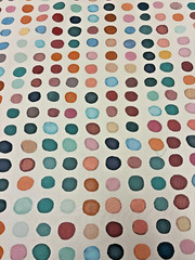 Roll Including Multiple Yards of GroundWorks “Twister Print” Fabric