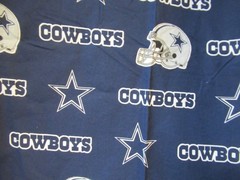 NFL DALLAS COWBOYS #6313 LICENCED VTG 2008 Fabric Cotton NTT 1Y15″X58″W