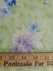 Paintbrush Studio Fabric, Cape Cod, Light Green, Floral, $8 Yd