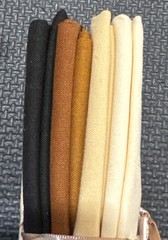 5 pack Fabric Tissu 100% Cotton Loops and Threads 18 inches x 21 inches