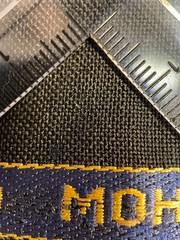 Spalding Black SP 1000 50% Mohair 50% S100s English Suiting Fabric 3.1 m 285 g/m