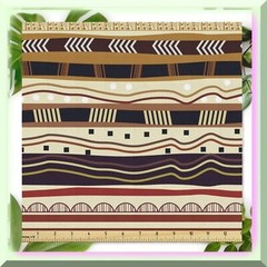Tribal Pattern Waterproof Fabric 108×58 inches