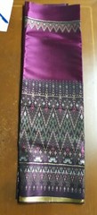 Pink Thai Cotton Silk Fabric Material 69” x 39” Dress Skirts Craft Decorate