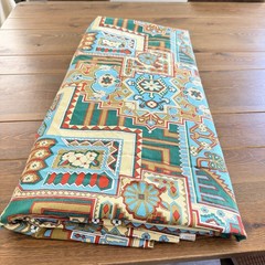 5 yds. X 42” Vintage Geometric Home Decor Fabric Vintage
