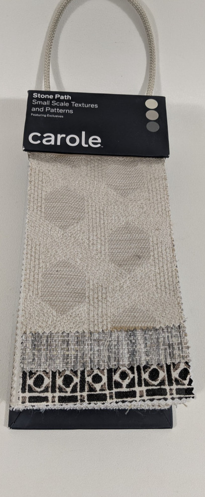 Carole Fabric Upholstery Sample Book Stone Path Small Scale Textures Patterns
