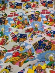 Vintage Fabric Panel 94 inches x 66 Inches For DIY Projects