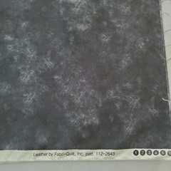 Vintage Fabri-Quilt Fabric Leather Series in Black 112-2643 Smokey Black 1.5 Yds