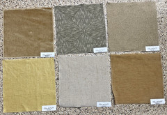 Glant Fabric lot of 42 Large Squares Scrapbooking Crafts 12 X 12