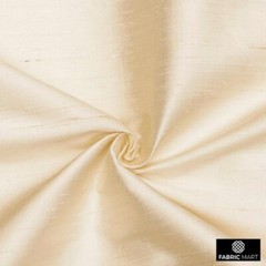 Cream 100% Pure Silk Fabric By The Yard, 41 inches width Cream Silk Fabric