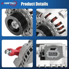 105A New Alternator Compatible With 2001 2002 2003 2004 Ford Mustang 3.8 V6, …