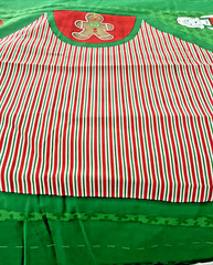 Lot of 2 Gingerbread Cookie Apron Creative Cuts -One Size Fits All Just Cut &Sew