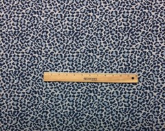 BALLARD DESIGN CLEOMENES AZURE InsideOut® BLUE LEOPARD FABRIC BY THE YARD 57″W