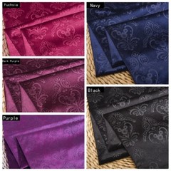 1M Embossed Velvet Fabric Floral Solid Soft Home Car Upholstery Decor Cloth DIY