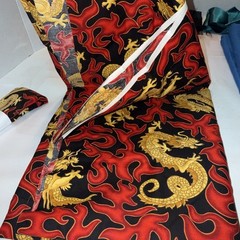 11 Piece Fabric Lot Mixed Sizes And Prints Dragon Design Flowers Fine China Wow!