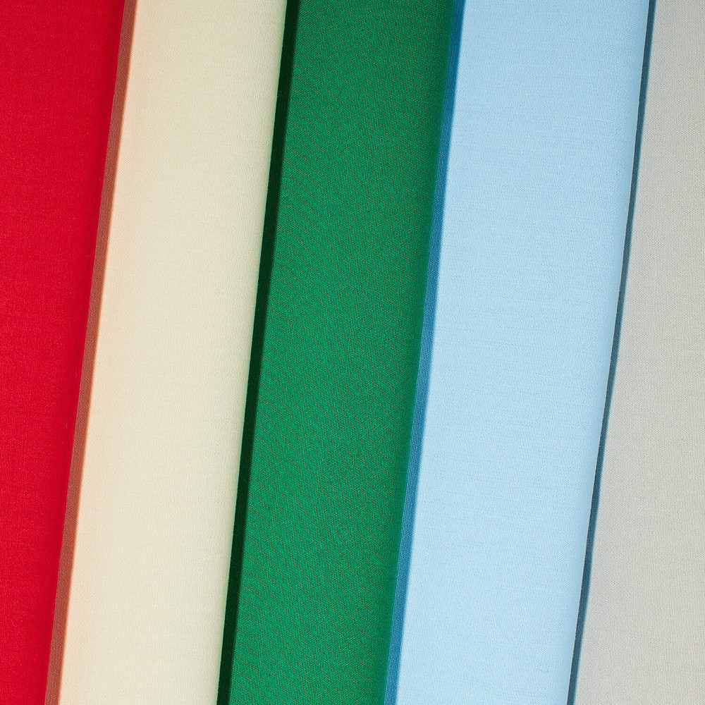 100% Cotton Broadcloth Fabric 59″ Wide Solid Colors Apparel Garment Per Yard