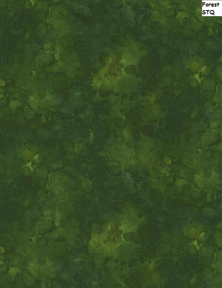 Solid-ish Tone on Tone cotton quilt fabric Timeless Treasure FOREST green 1-5/8y