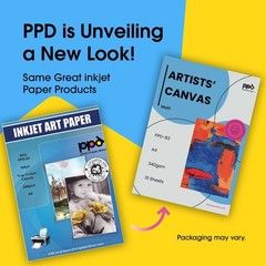 Durable Printable Fabric Paper – Matte Finish, 340 gsm, 10 Sheets, Inkjet Ready