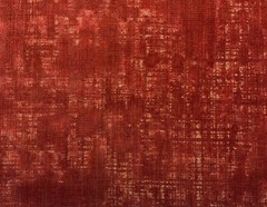 DONGHIA HEIRLOOM KEEPSAKE RED VELVET GOLD WORN LOOK FABRIC REM 24″LONG X 51″W