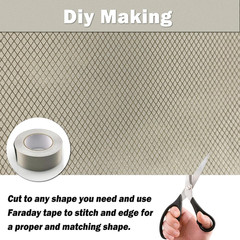 Faraday Fabric, Faraday Cloth,Faraday Fabric Kit 43.3In X 39.4In Fabric with 32.