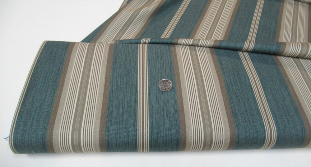 MARCUS quilt-craft fabric EARTHEN STRIPE teal 12 yds (r-521169) Dressmaker Bolt!