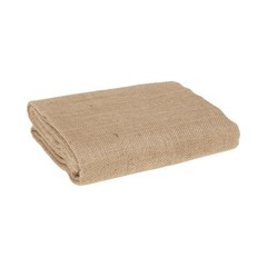 Natural Burlap Fabric Precut 2Yards Finished Edges 100 Jute Craft Supply Brown