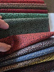 BOUSSAC FRANCE Fabric Lot/100% cotton/Remnant 8×6 Sewing/Craft/Hobby/13pc/lot B1