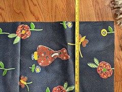 Vintage Fabric Holly Hobby Butterfly Floral Fabric