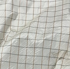 Ivory Brown 100% silk dupioni fabric 54” wide Sold By The Yard
