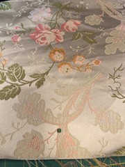10 Floral silk fabric samples elegant designs High quality