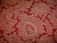 2-7/8Y Kravet 17449 Red Floral Jaquard Damask Drapery Upholstery Fabric