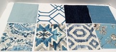 Lot of 47 Fabric Squares 5.5 x 5.5 inch Greenhouse Fabrics Cotton Blend