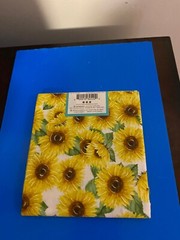 BRAND NEW CREATE IT 100% COTTON SUNFLOWERS PRECUT SEWING AND CRAFT FABRIC 18X21