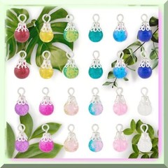 120 Teardrop Crystal Charms for Crafts