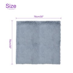 30″x30″ Purple Faux Fur Square Fabric for Crafts, Gnomes, Animal Costumes