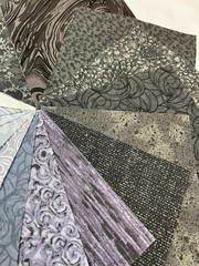 Shades of Black, Gray ~ 42 5″ Squares ~ Color Charm Pack