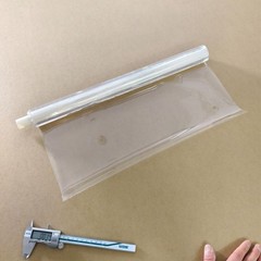 DoonX Clear TPU Film Waterproof Jelly Fabric 450mm Wide 0.5mm Bag Raincoat Diy