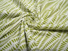 5 Yard Indian Green Floral Hand Block Print Cotton Fabric Dressmaking Sewing Art