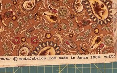Vtg Cotton Fabric Horses & Cowboys Horseshoe Trail by Sara Khammash Half Yard