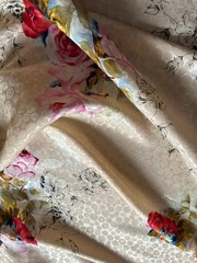 Authentic and rare Top Italian designer luxury dress fabric. Made in Italy