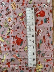 Japan Daruma Goldfish Lion Cotton Fabric Crafting & Sewing 1m(1.2yard)