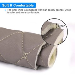 59” W Vinyl Faux Leather Foam Fabric Headliner Upholstery Material Sold By Yard