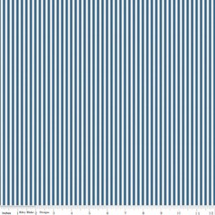 1/8″ Stripe Basics 505 Coastal Blue Riley Blake