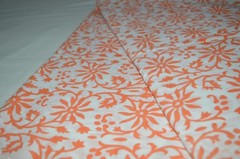 5 Yard Hand Block Fabric Floral Print 100%Cotton NO TARRIF CHARGES 100%✅ZK_200