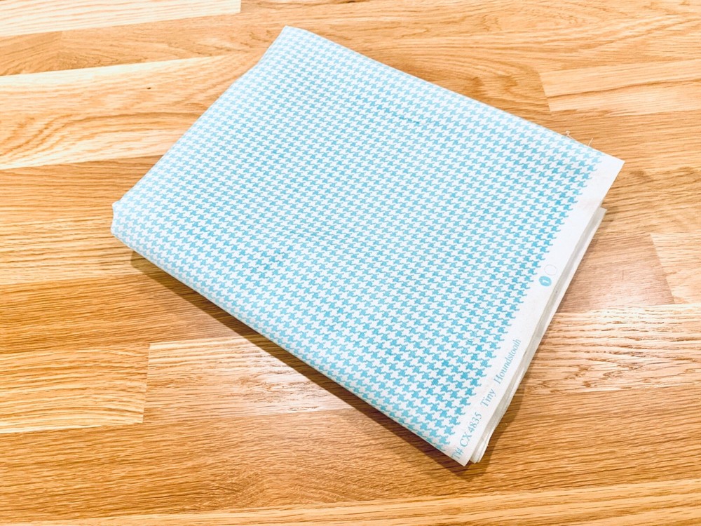 Michael Miller Tiny Houndstooth, Sold by the 1/2 Yard, Continuous Cut Fabric